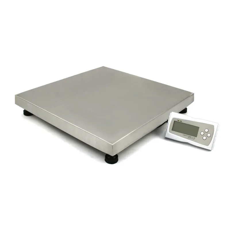 Digitale Tierwaage 50 x 50 cm – 300 kg, 0,1 kg Schritte, Edelstahl, LCD, Tara
