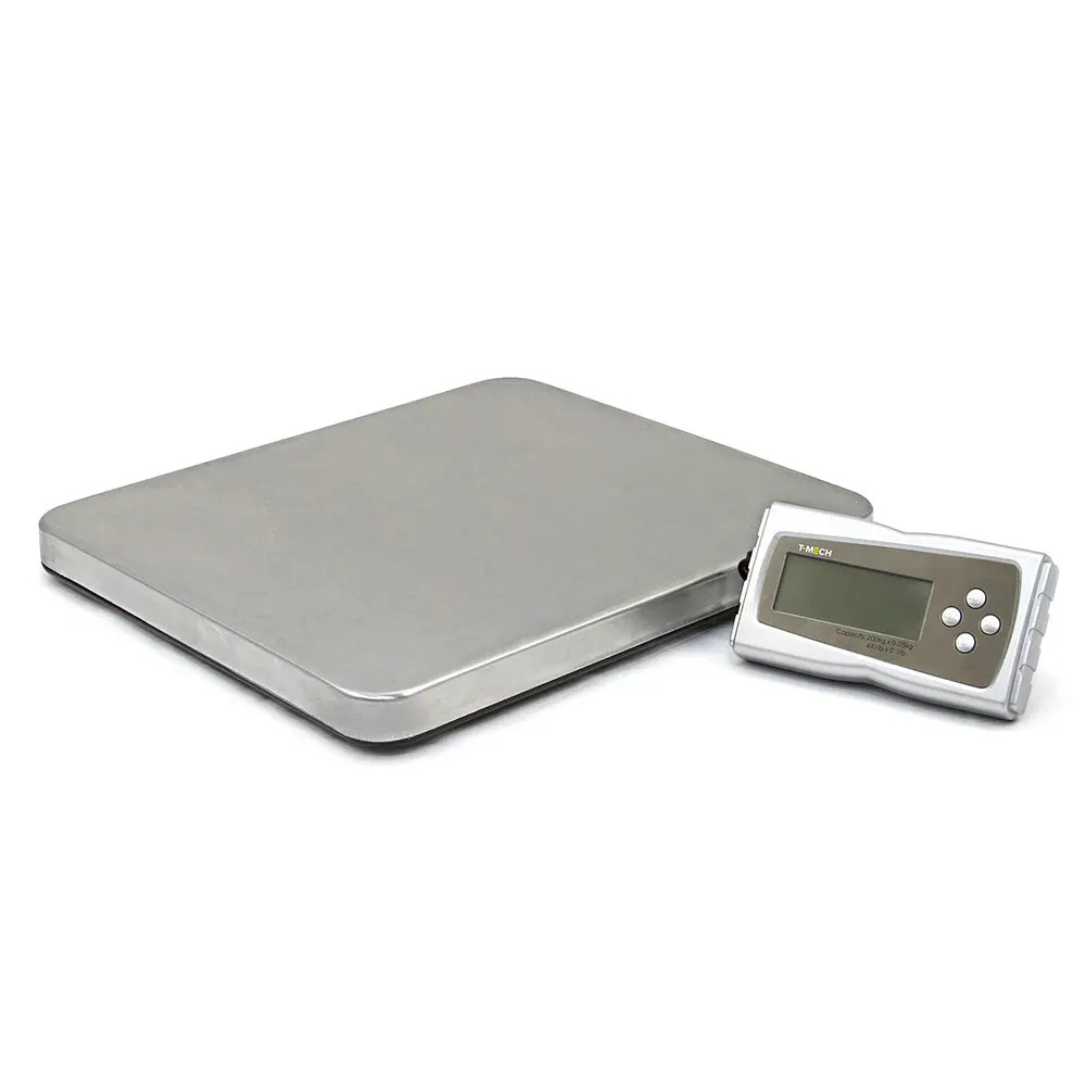 Digitale Paketwaage, Versandwaage – 200 kg, 50 g Schritte, Edelstahl, LCD, kg/lb