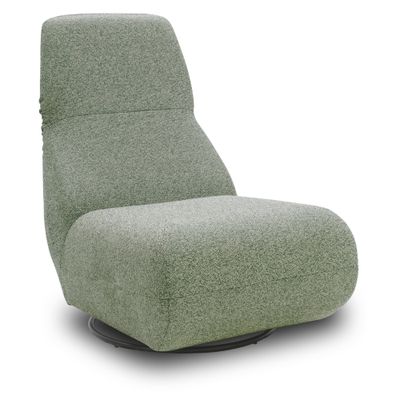 Outdoor Sofa Sessel mit Rücken‑ &amp; Drehfunktion, grün‑blau, 68 x 88 x 67 cm – Quick‑Dry Schaum, Goodside Federung