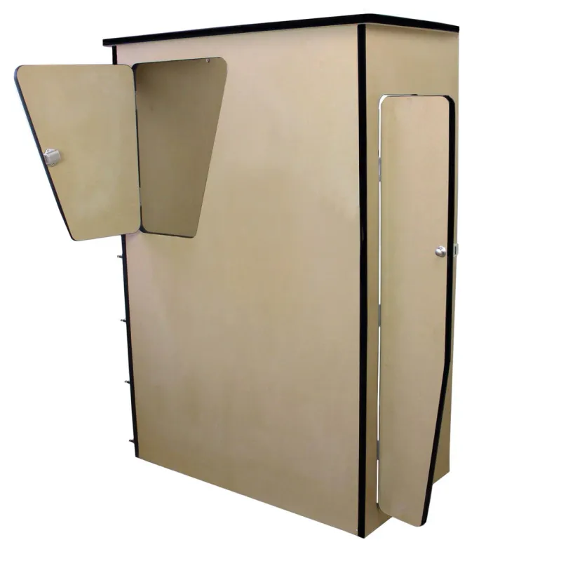 VW T4/T5 Camper Van Wohnmobilküche, Rechtslenker – 18 mm MDF, 3 Schränke, Weinregal, DIY
