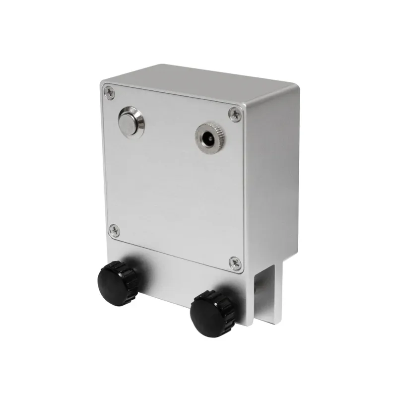 Ultraschall‑Schallplattenreiniger Adapter – rotierend, 1–5 LPs, 7/10/12", 10 U/min, eloxiertes Aluminium