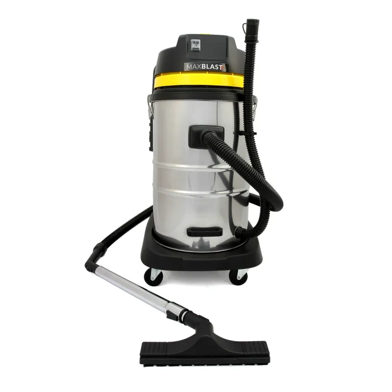 Industriesauger 60 L, 1400 W – Nass-/Trockensauger, 45 L/s Luftstrom, 9 m Kabel, inkl. Zubehör