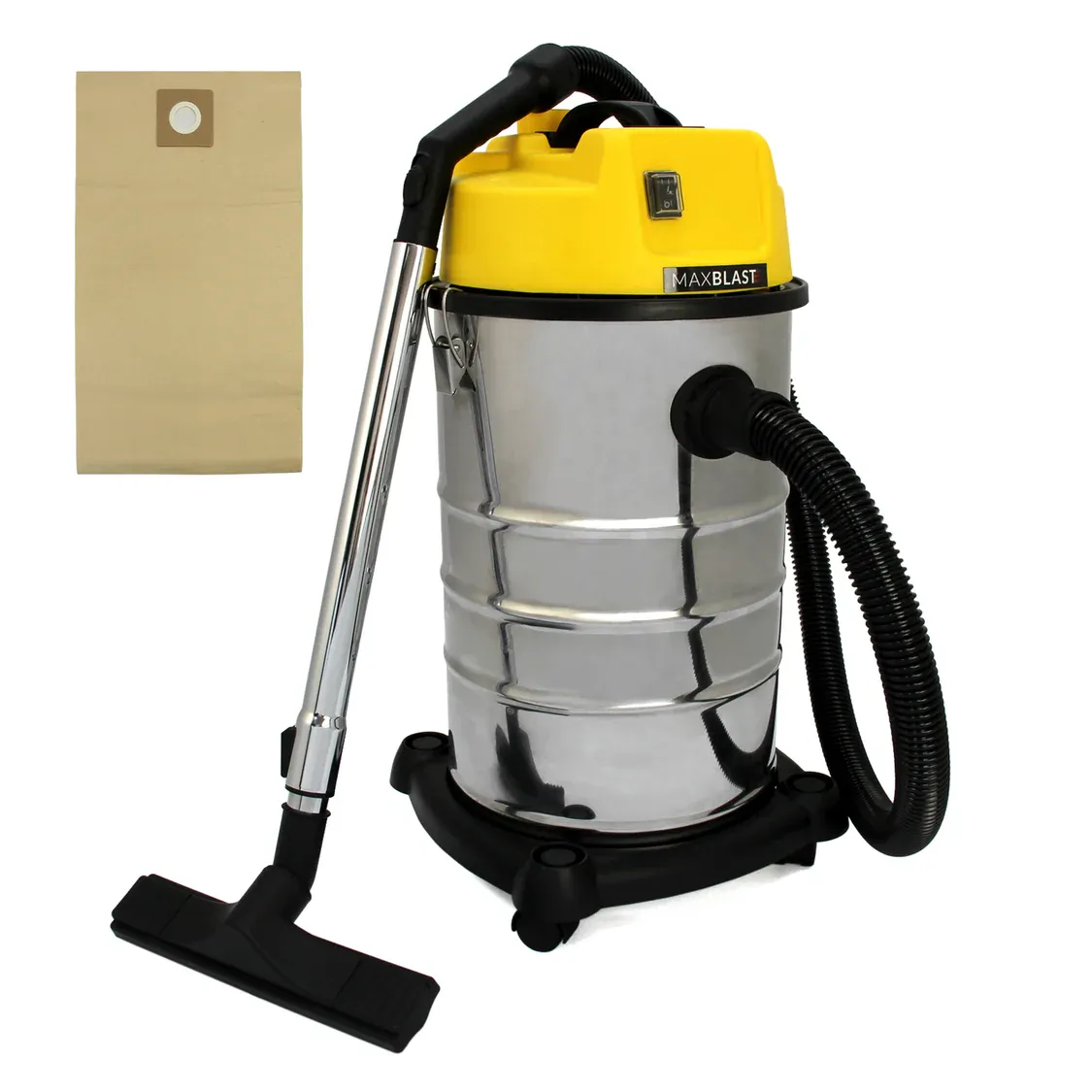 30 L Staubsaugerbeutel (5er‑Pack) für Industriesauger – Doppelwand‑Filter, staubdichte Gummiabdichtung