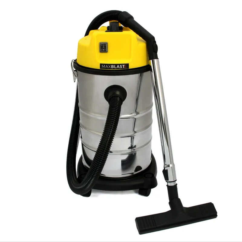 Industriesauger 30 L, 1400 W – Nass-/Trockensauger, HEPA (E12), 45 L/s, 9 m Kabel
