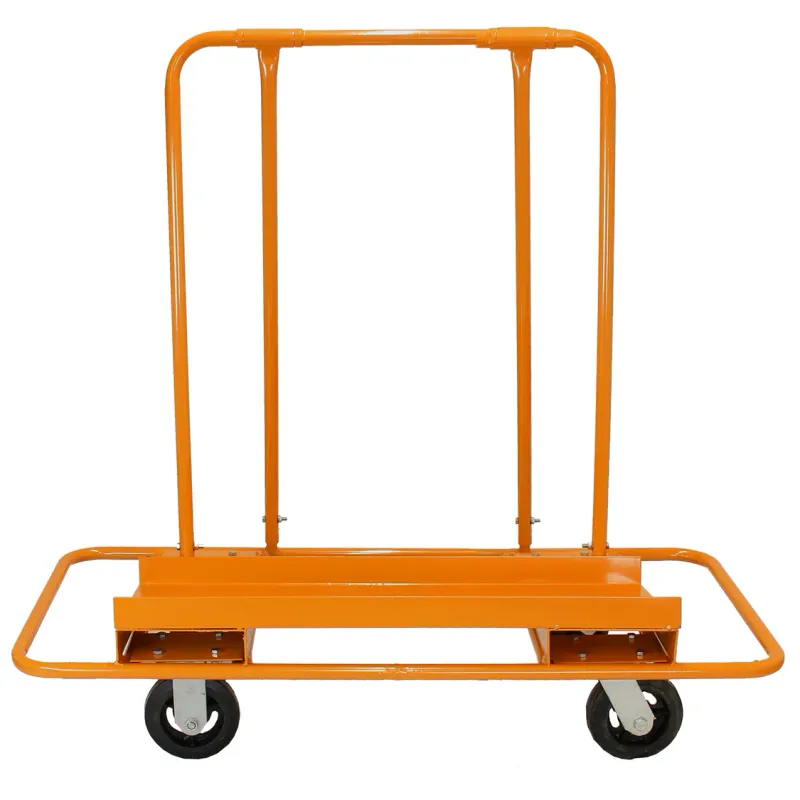 Gipskartonplatten‑Transportwagen, 1000 kg – Stahl, 4 grosse Räder, 119 x 59 x 111 cm