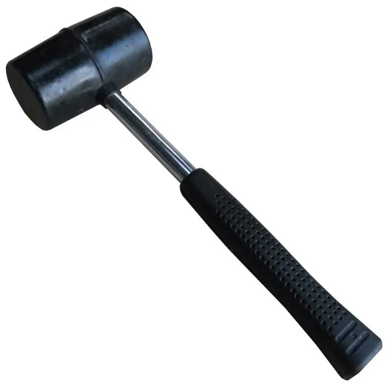8‑Unzen (ca. 227 g) Gummihammer – langlebiger Gummikopf, Stahlschaft, ideal für T‑Rax/Monster Racking