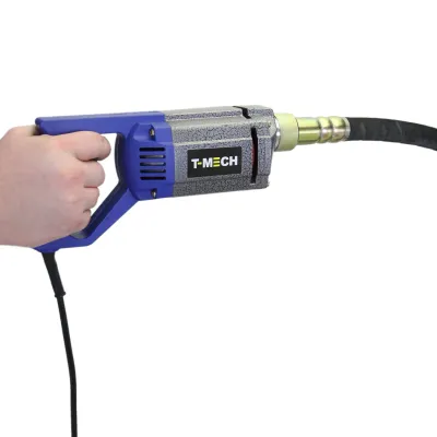 Betonrüttler (Innenrüttler) 1100 W – 35 mm Kopf, 2 m flexible Welle, 4 m Netzkabel, 4860 VPM