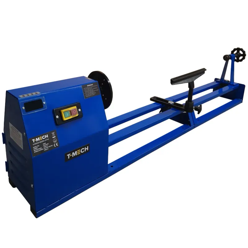Drechselbank 400 W – 1 m Spitzenweite, 4 Drehzahlen (810–2480 RPM), Ø 350 mm, inkl. 6 Meissel