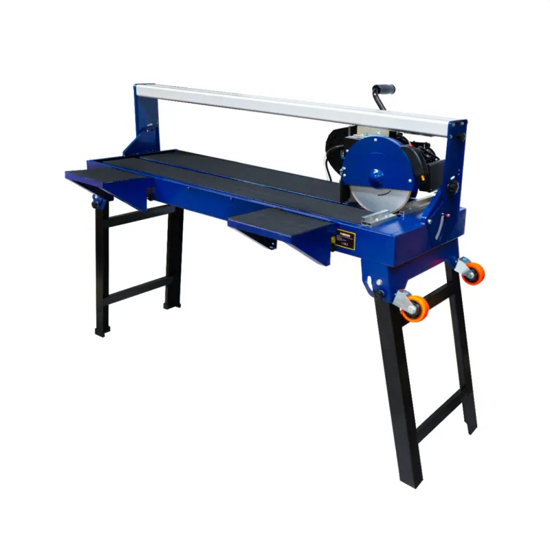 Fliesenschneider mit Tisch – 1200 mm Schnittlänge, 1400 W, Wasser­kühlung, Laserführung, 2x Diamantscheibe
