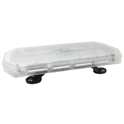 LED Rundumlicht-Warnleuchte, Bernstein – 48 x 2 W LEDs, 15 Blitzmodi, IP67, 12 V Zigarettenanzünder, 60 cm
