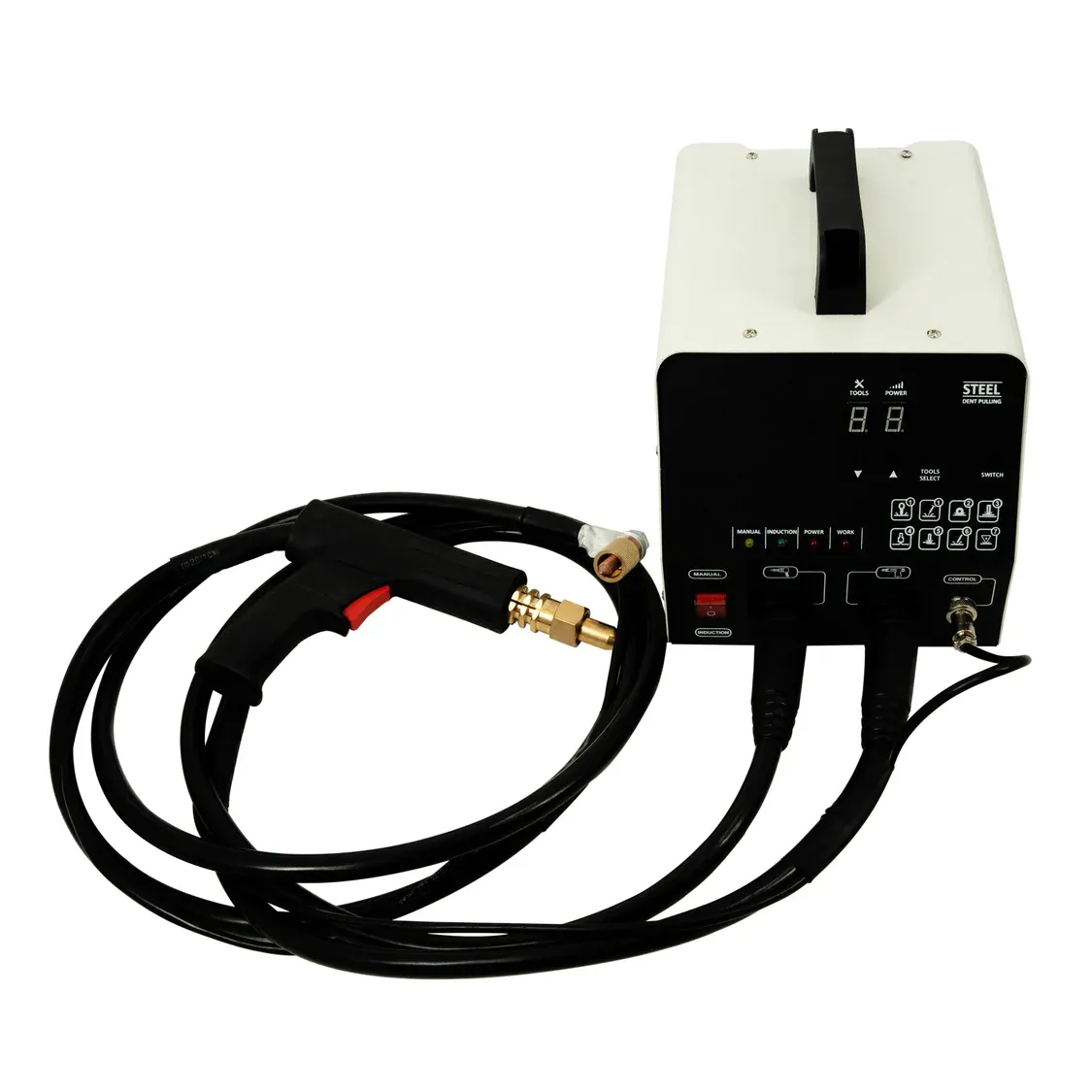 Ausbeulzieh‑/Punktschweissmaschine 3 kW – 7 Modi, 0,6–1,6 mm, Komplett‑Set mit Zubehör, Koffer &amp; Tragetasche