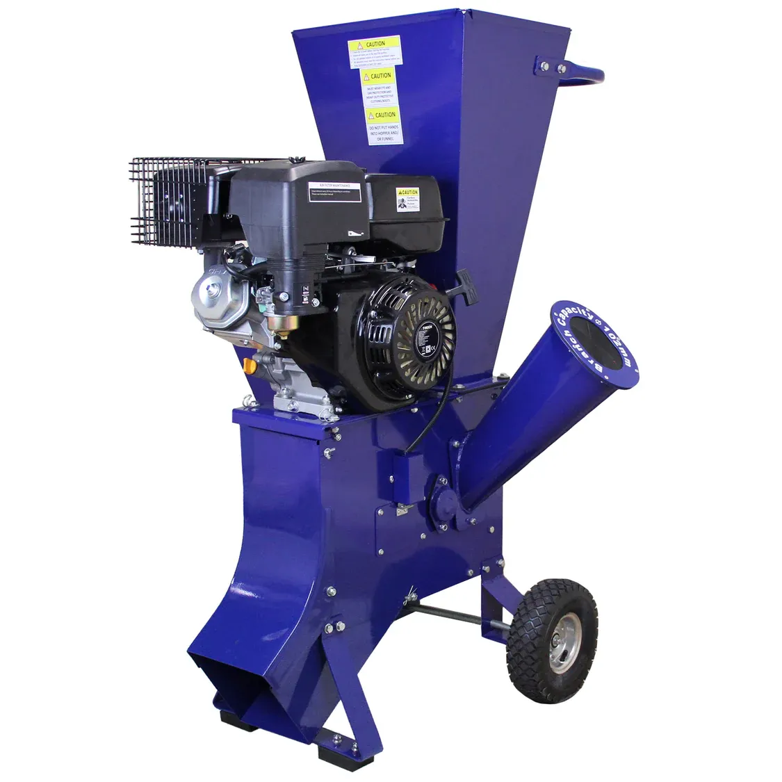 Motorhäcksler 15 PS (420 ccm) – Schnitt Ø 102 mm, 2400–3600 rpm, mobil, PSA inkl., 24 Monate Garantie