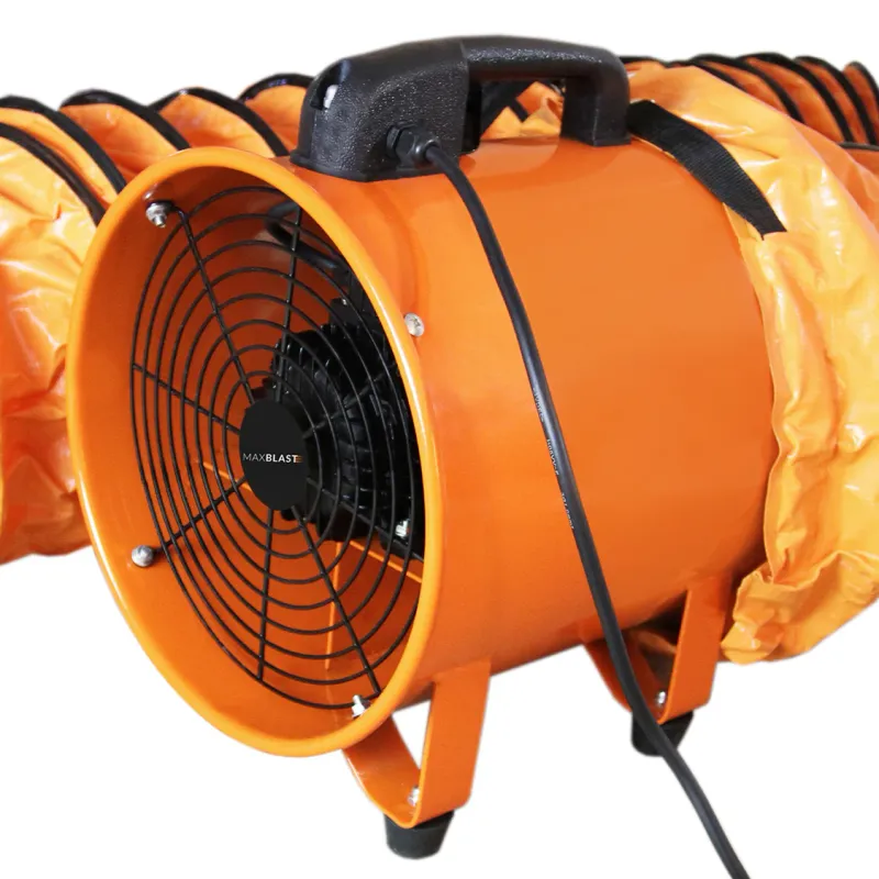 Profi Industrieventilator 300 mm, 550 W – 12 m Schlauch, 3900 m³/h, 69 dB, 220–240 V, CE