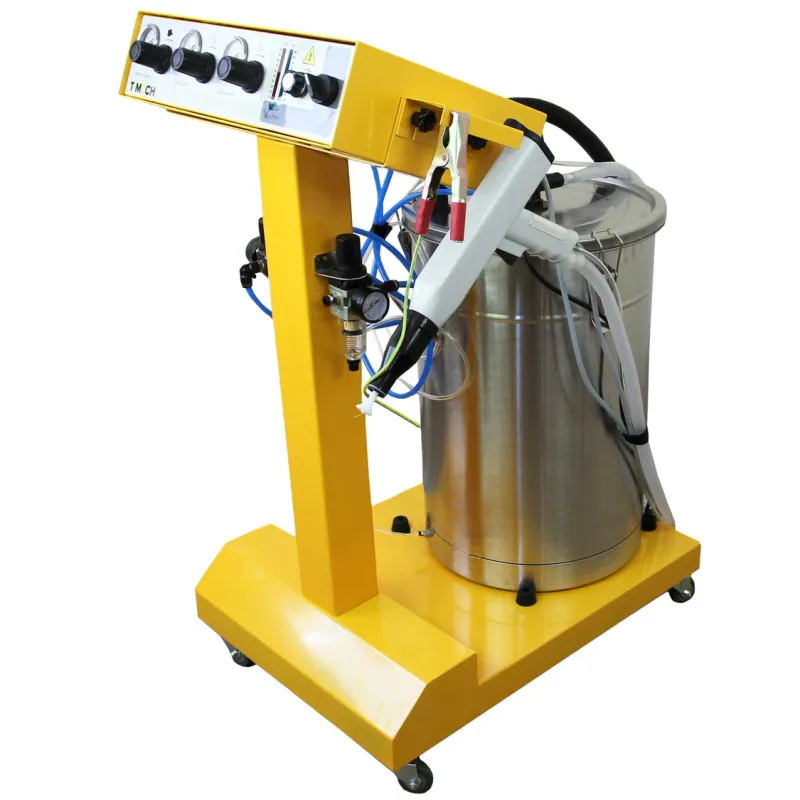 Set: Pulverofen + Pulverbeschichtungsmaschine – 0–100 kV, 45 L Pulverbehälter, 13,2 m³/h Luft, 220–230 V