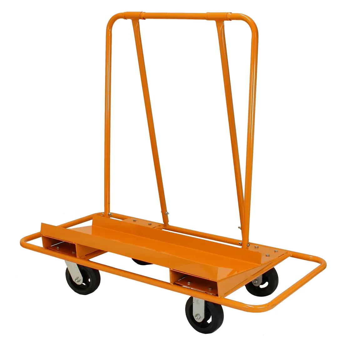 Plattenwagen 1000 kg – Stahl, 4 grosse Räder, 119 x 111 x 59 cm, für Gipskarton/Platten
