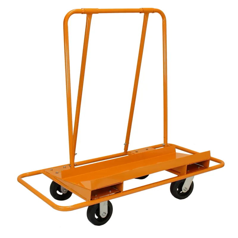 Plattenwagen 1000 kg – Stahl, 4 grosse Räder, 119 x 111 x 59 cm, für Gipskarton/Platten
