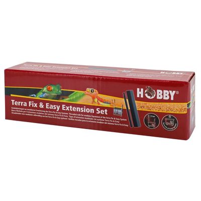 HOBBY Terra Fix &amp; Easy Extension Set – Stapel‑Erweiterung für Terrarien, 17 cm Länge, 17,2 cm Zwischenraum