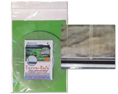 TERRA SAFE DICHTBAND 6 m / 0,8 mm – selbstklebender Silikon‑Streifen für Terrarien, Insekten‑STOP, UV‑beständig