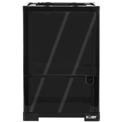 Terra Fix &amp; Easy Nano 2 – Terrarium 30 x 30 x 45 cm, Schwingtüren, Schloss, variable Lüftung, wasserdichter Boden