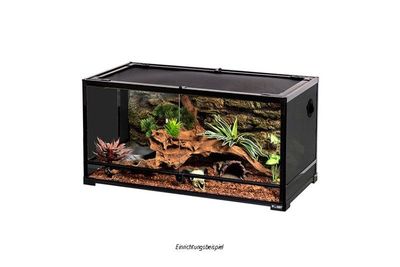 Terra Fix &amp; Easy 90 – Terrarium 91,4 x 45,7 x 45,7 cm, Schwingtüren, Schloss, variable Lüftung, wasserdichter Boden