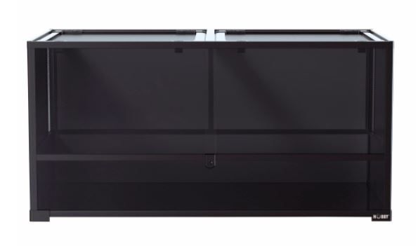 Terra Fix &amp; Easy XL 3 – Terrarium 110 x 55 x 55 cm, Schiebetüren, Schloss, variable Lüftung, wasserdichte Bodenschale
