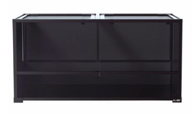 Terra Fix &amp; Easy XL 3 – Terrarium 110 x 55 x 55 cm, Schiebetüren, Schloss, variable Lüftung, wasserdichte Bodenschale