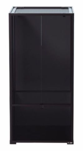 Terra Fix &amp; Easy XL 2 – Terrarium 61 x 61 x 122 cm, Schiebetüren, Schloss, variable Lüftung, hohe Bodenschale