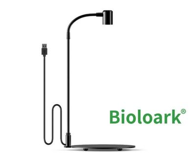 Bioloark Wabi‑Kusa DX‑03 LED (schwarz) – 3 W, 7500–8000 K, für Luji Glass Cup, USB 5 V/1 A
