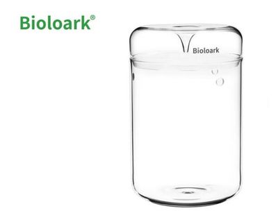Bioloark Luji Glass Cup MY‑150H – Wabi‑Kusa Glas, Ø 150 mm, H 235 mm, 4 L, 3 mm Glas, mit Lüftung &amp; Kondensatablauf