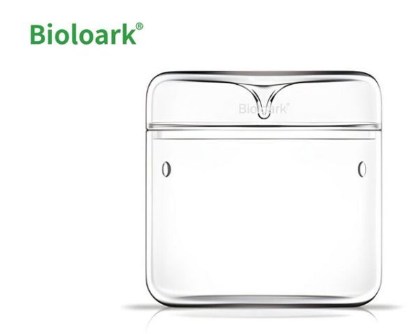 Bioloark Luji Glass Cup MY‑180 – Wabi‑Kusa Glas, Ø 180 mm, H 205 mm, 4 L, 3 mm Glas, mit Lüftung &amp; Kondensatablauf