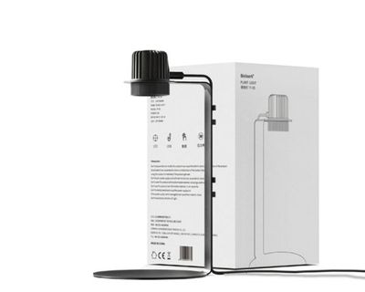 Bioloark Wabi‑Kusa TF‑03 LED (schwarz) – 3 W, USB 5 V/1 A, runde Plattform, Aluminiumständer