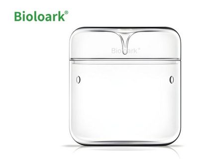 Bioloark Luji Glass Cup MY‑180H – Wabi‑Kusa Glas, Ø 180 mm, H 255 mm, 6,5 L, 3 mm Glas, mit Lüftung &amp; Kondensatablauf