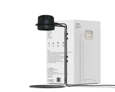 Bioloark Wabi‑Kusa TF‑05 LED (schwarz) – 5 W, USB 5 V/1 A, runde Plattform, Aluminiumständer