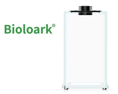 Bioloark Bio Bottle FD200 – Wabi‑Kusa Mini Aqua‑Terrarium mit LED, verstellbarer Lüftung, 20 x 20 x 35 cm