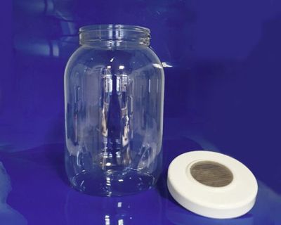 Aufzucht‑BioTop 3.0 L – 2500 ml, lebensmittelechtes PET, Edelstahl‑Belüftung