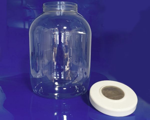 Aufzucht‑BioTop 3.0 XL – 5000 ml, lebensmittelechtes PET, Edelstahl‑Belüftung