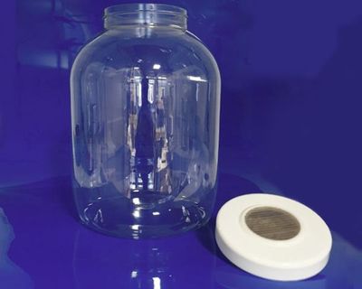 Aufzucht‑BioTop 3.0 XL – 5000 ml, lebensmittelechtes PET, Edelstahl‑Belüftung
