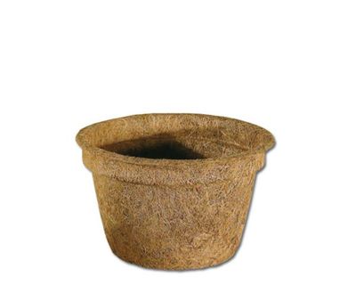 natürliche Terrarium‑Deko - Kokos Pflanztopf 1,0 L – 16 x 10 x 10 cm (DM oben x H x DM unten),