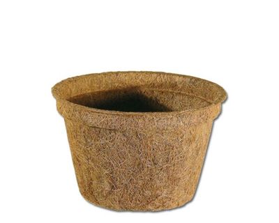 Kokos Pflanztopf 1,5 L – 18 x 11 x 12 cm, natürliche Terrarium‑Deko für Bepflanzung
