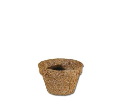 Kokos Pflanztopf 0,15 L – 8 x 5,5 x 5,5 cm, natürliche Terrarium‑Deko für Mini‑Bepflanzung