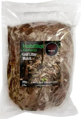 Habistat Leaf Litter Terrarium-Mulch 100g – 100 % natürliches Mikroklima
