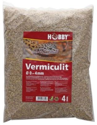 Terrarium Vermiculit Ø 0-4 mm 4 l HOBBY – Substrat für Reptilieneier-Inkubation