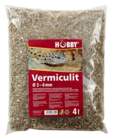 Terrarium Vermiculit Ø 3-6 mm 4 l HOBBY – Substrat für Reptilieneier-Inkubation