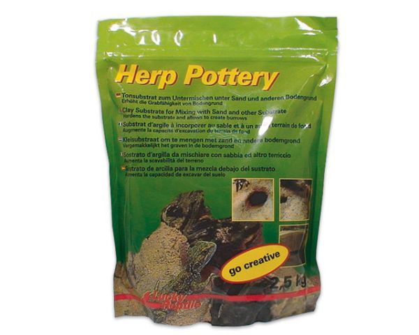 Herp Pottery Terrarium Tongranulat 2,5 kg – verbesserte Grabfähigkeit für Terrarienboden
