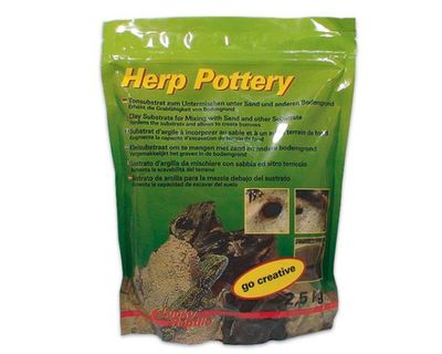 Herp Pottery Terrarium Tongranulat 2,5 kg – verbesserte Grabfähigkeit für Terrarienboden
