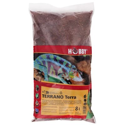 Terrarium Terra 8 l HOBBY – saugfähige Terrarienerde für feuchte Terrarien