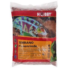 Terrarium Pinienrinde Pine Bark 8 l HOBBY – Bodengrund für Feucht- und Tropenterrarien