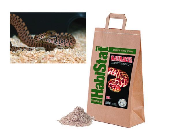 Habistat Natracel 10 Liter – saugfähiges, staubarmes Substrat für Terrarien