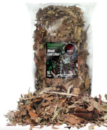 Habistat Leaf Litter Mixed 5 l – 100 % natürliches Laubstreu für Terrarien