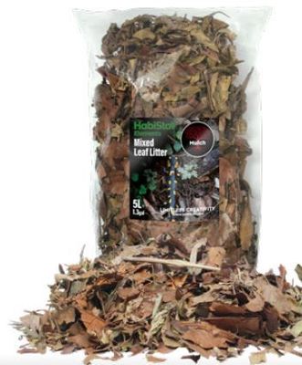 Habistat Leaf Litter Mixed 5 l – 100 % natürliches Laubstreu für Terrarien